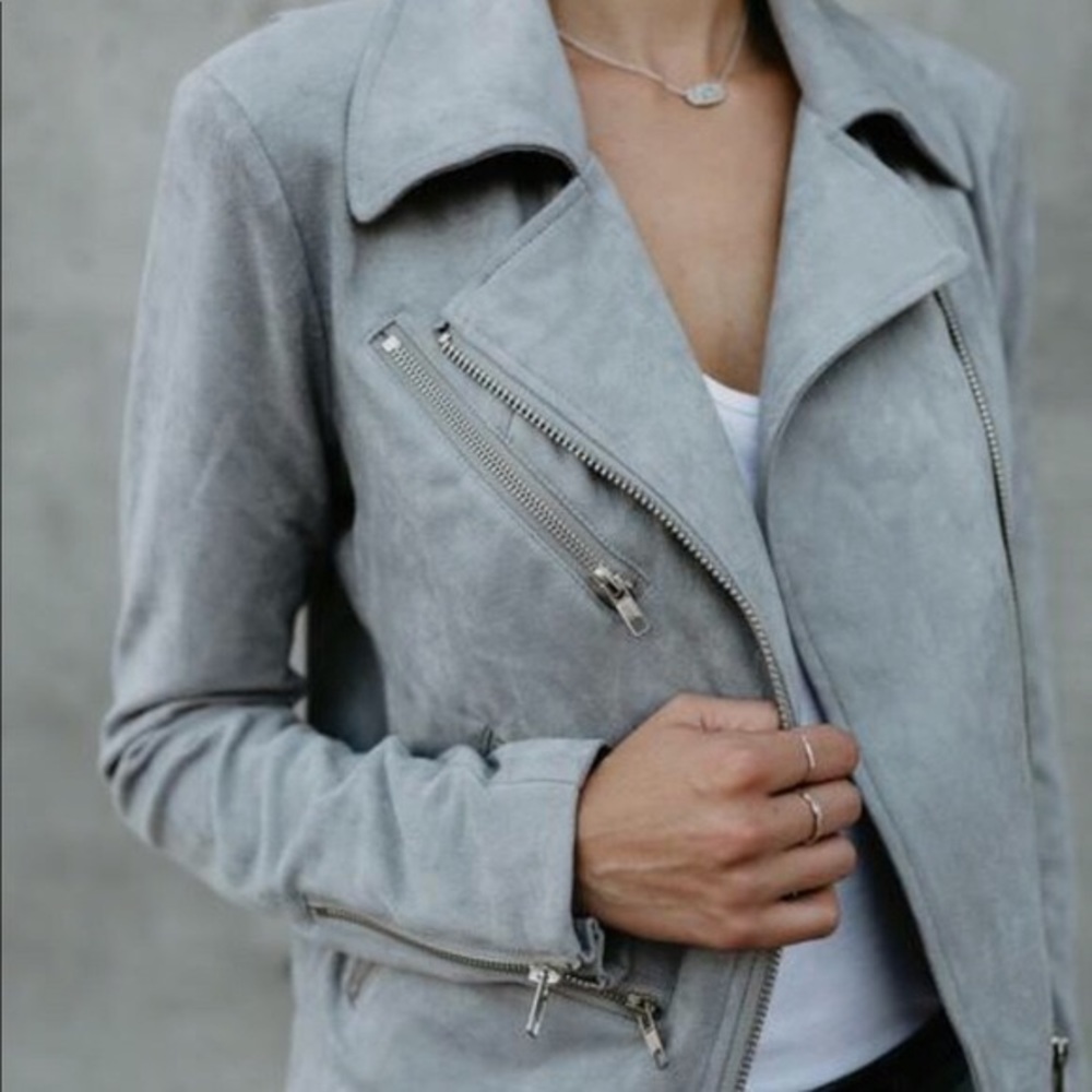 Vici Gray Suede Market Jacket